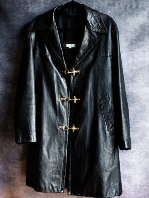 LEATHER COAT / Altered